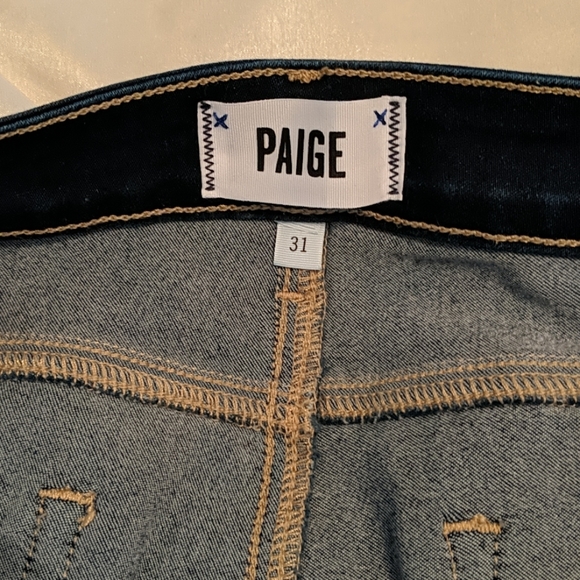 EUC Paige Skinny Ankle Hoxton Dark Wash Jeans - Picture 6 of 8